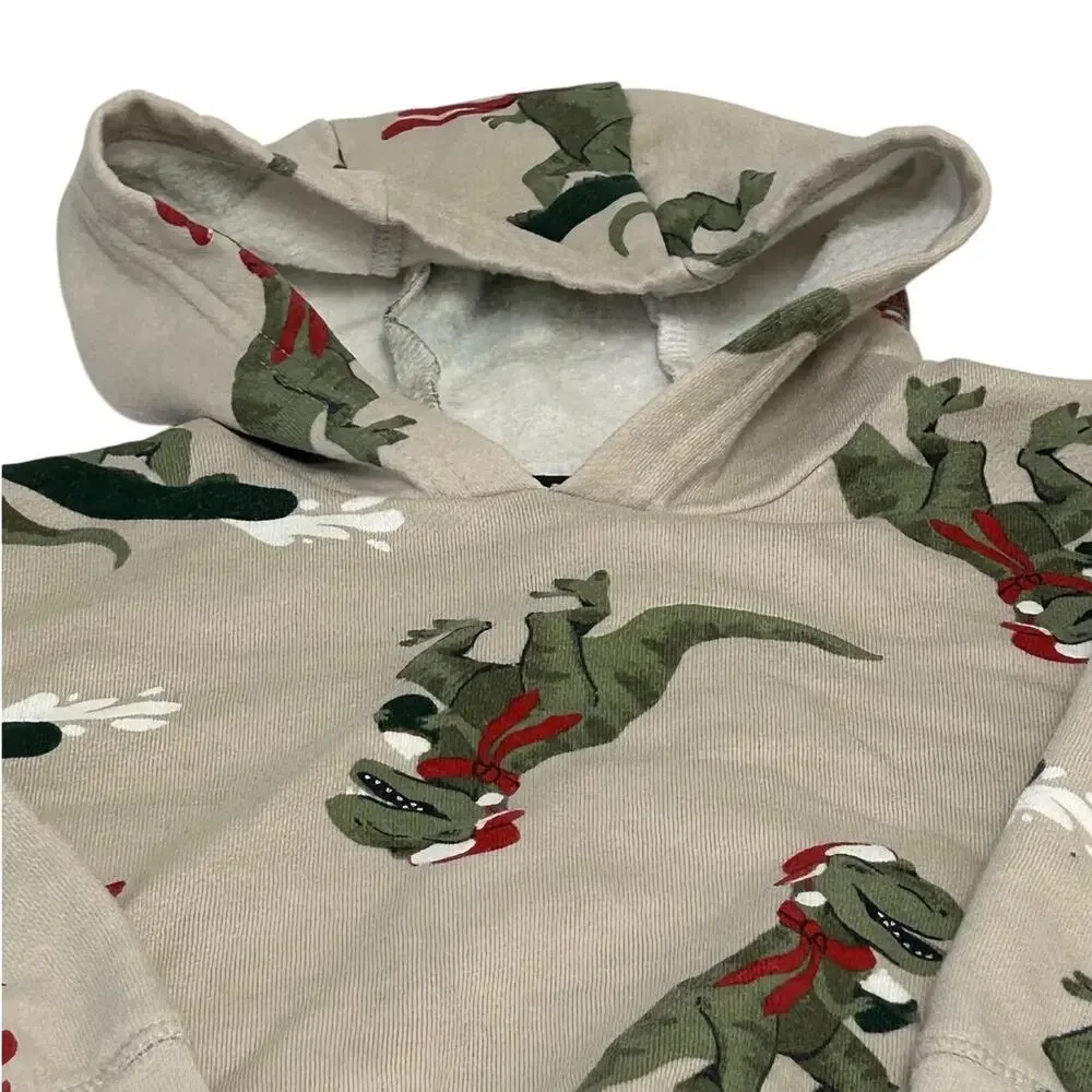 Carters 2 piece Christmas festive dinosaur print size 2T